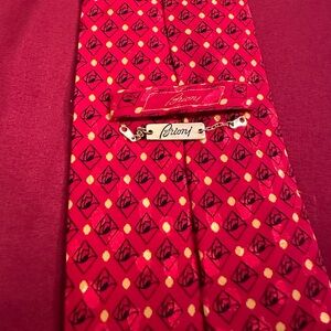Vintage Brioni Silk Rare Red Tie